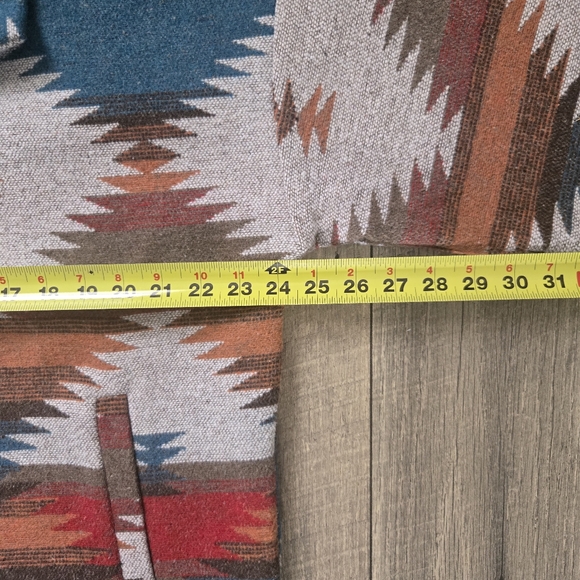 Blue and Multicolor Patterned Jacket - Picture 4 of 5